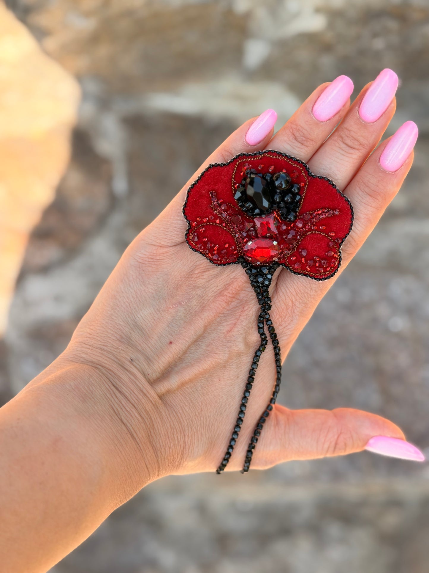 aBroșă Poppy
