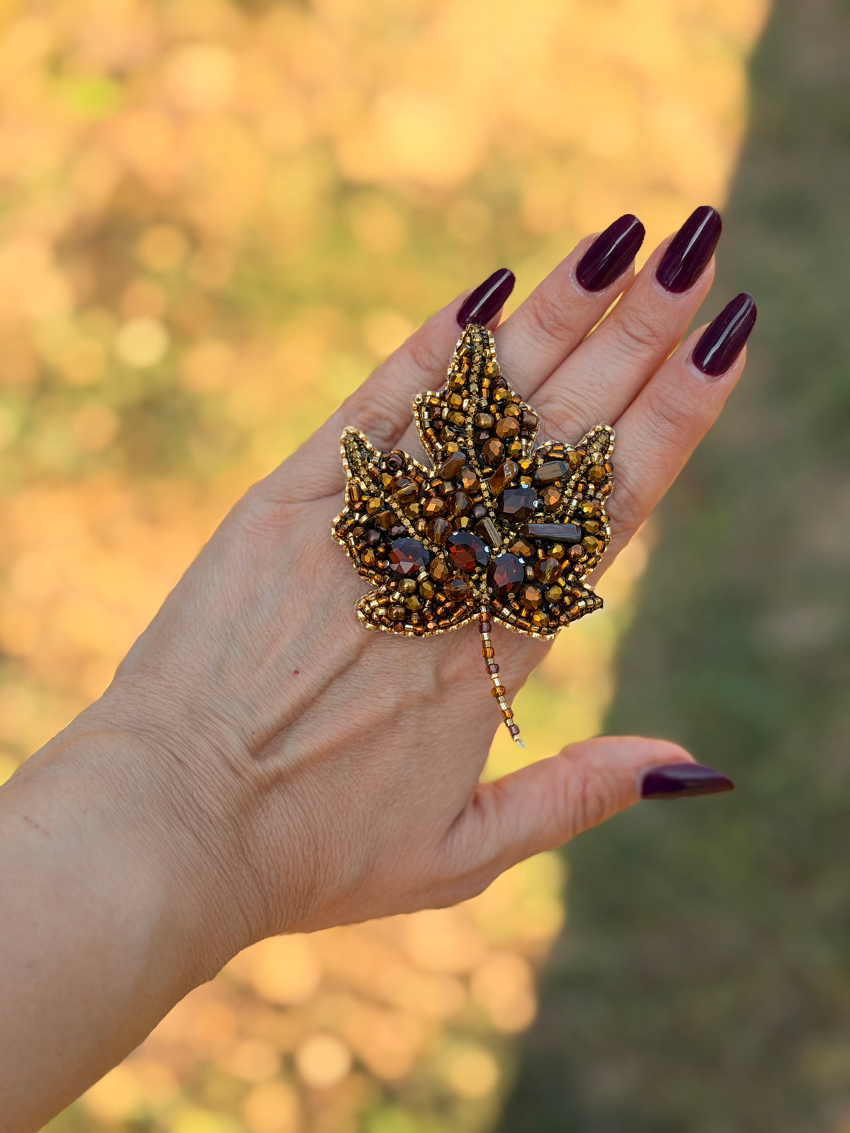 aBroșă Leaf