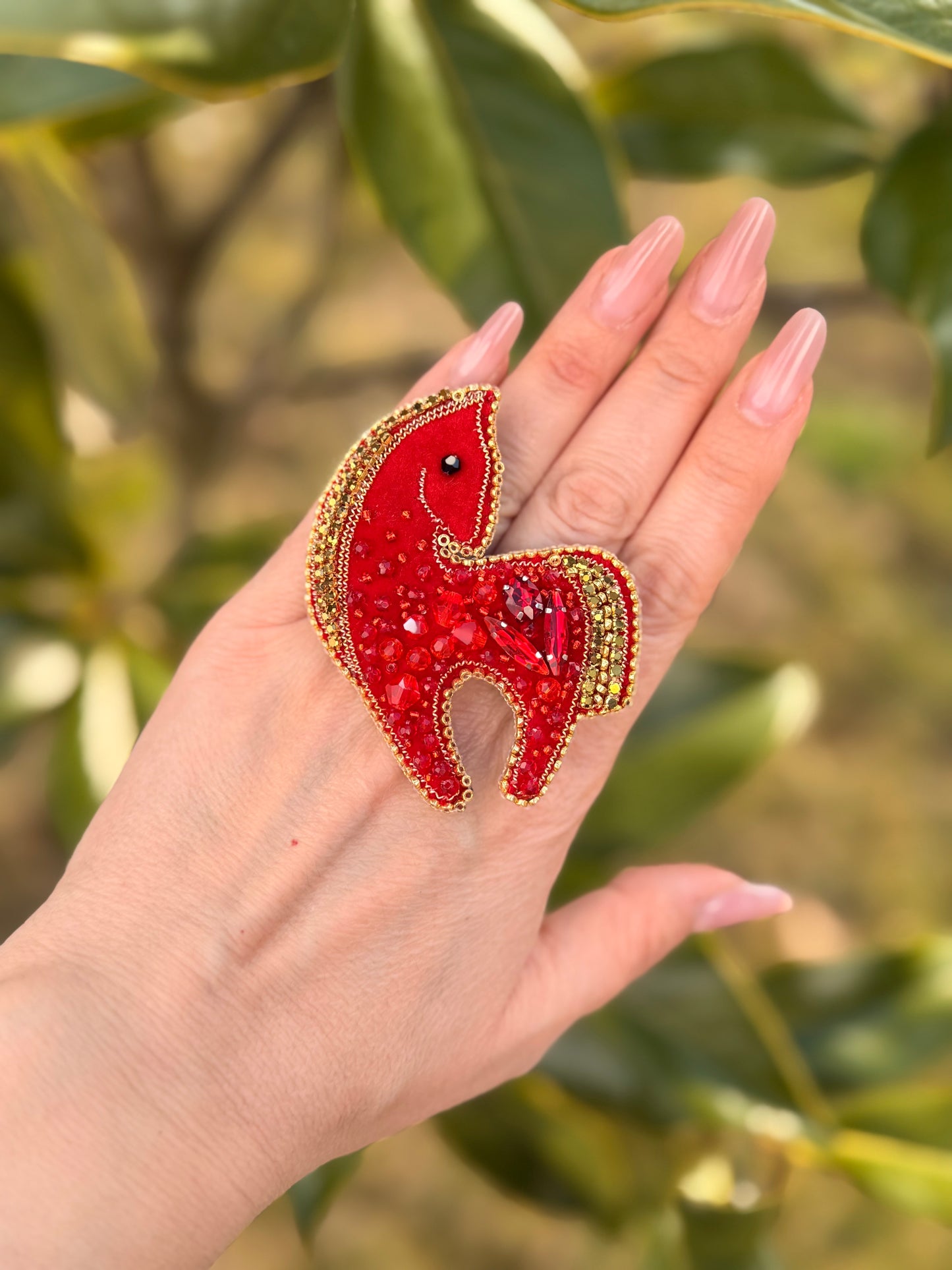 aaBroșă Fire Horse