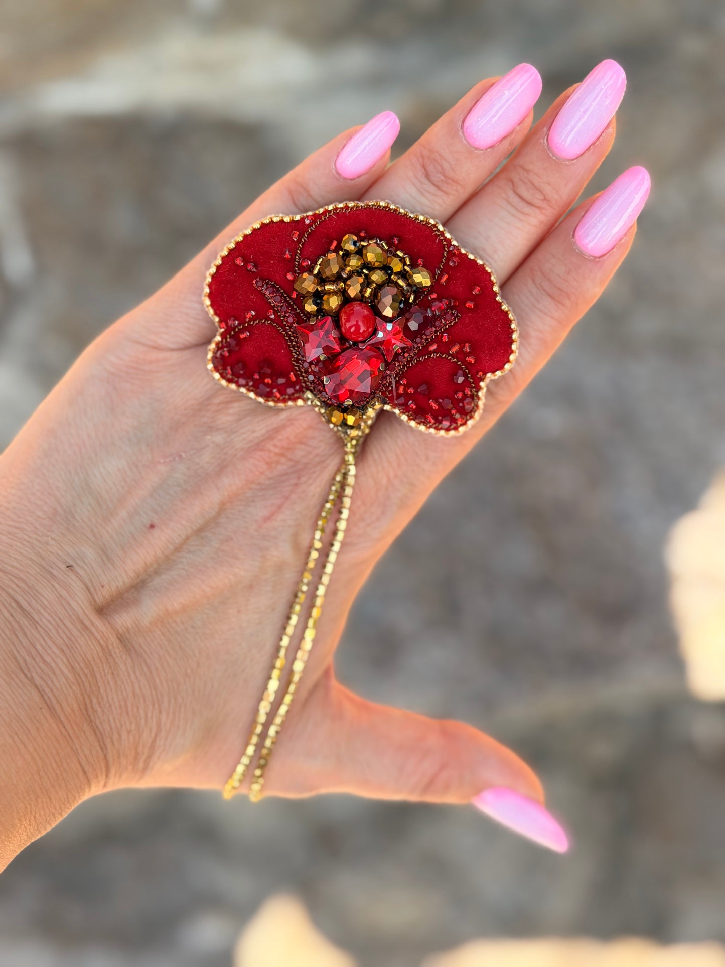 aBroșă Poppy