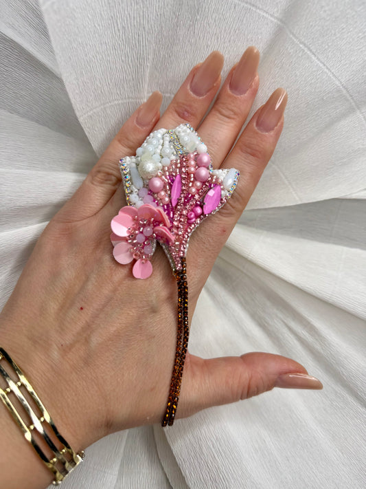 aBroșă Magnolia Mărțișor