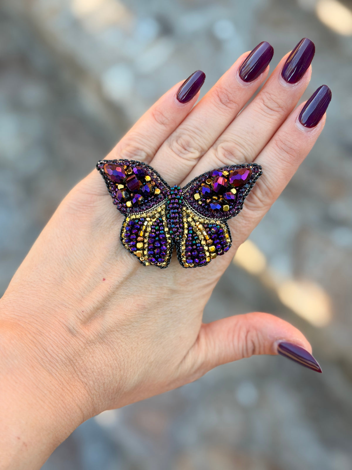 Broșă Butterfly