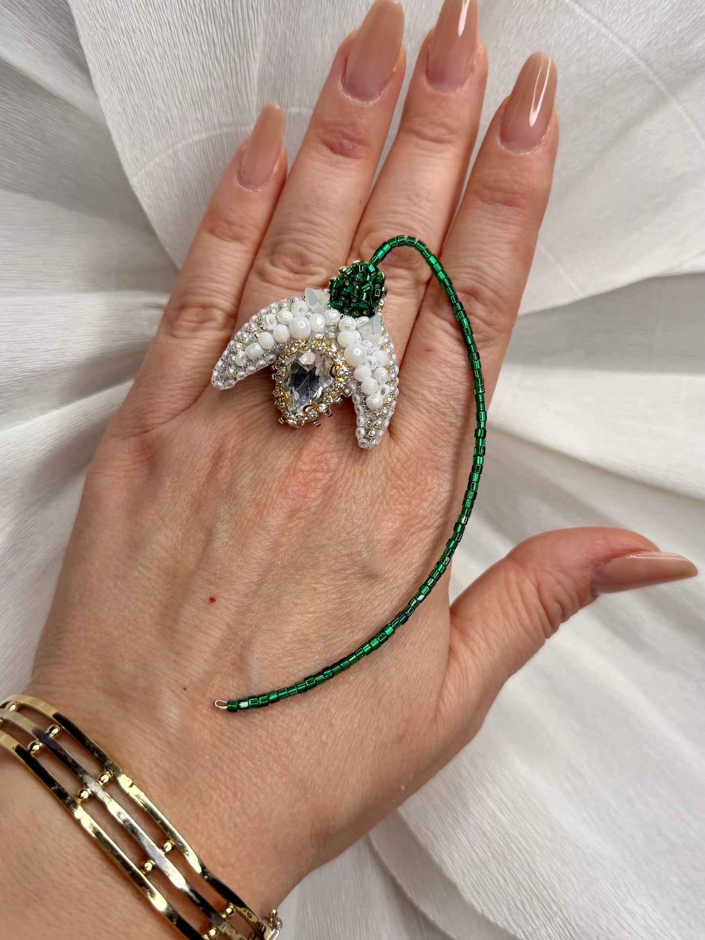 aBroșă Ghiocel Mărțișor