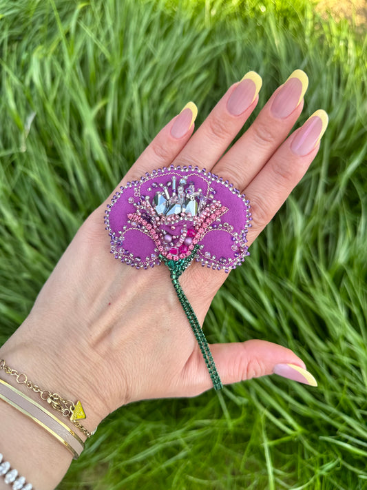 Broșă Queen Poppy